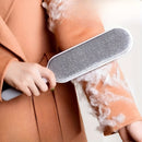 Escova Dupla Eletrostática para Pelos de Animais e Pó