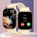 New Smart Watch with Wireless Calling/receiving, Multiple Sports Modes, Camera Control, Message Notification, Borderless Ultra-thin Design, Suitable for Android And iPhone, Unisex As A Gift