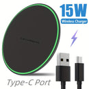 15W Wireless Charger for iPhone 14 13 12 11 Pro XS Max Mini X XR Induction Fast Wireless Charging Pad