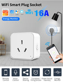 Tuya Smart Socket Power Strips Supplier WiFi Multi-Function intelligent Outlet AU Plug Wireless Remote Timing Support Aleax