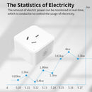 Tuya Smart Socket Power Strips Supplier WiFi Multi-Function intelligent Outlet AU Plug Wireless Remote Timing Support Aleax