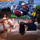 Mini projetor inteligente P30PRO Android 14 com Wi-Fi 6 e Bluetooth 5.0, suporta resolução 4K (1280 x 720p) e espelhamento de ecrã. Ideal para home theater.