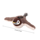 Brinquedo de pelúcia elétrico simulando pássaro para gatos, com penas, interativo, com guizo, para gatinhos, com catnip, recarregável, resistente a mordidas de pássaros.
