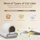 DOEL 65L Self-Cleaning Cat Litter Box App Control, ONLY Supports 2.4G WiFi w/Litter Mat&Trash Bags, Fit for Tofu & Mixed Litter