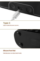 HOMEFISH Aromaterapia de sete cores, Lâmpada de óleo essencial para quarto, Umidificador de mesa com chama em tom de madeira, novo estilo!