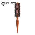 12 Style Wood Handle Round Rolling Brush Straight Twill Hair Comb Boar Bristle Round Barrel Hair Curling Brush Hairdressing Tool