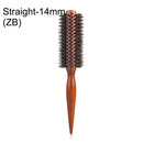 12 Style Wood Handle Round Rolling Brush Straight Twill Hair Comb Boar Bristle Round Barrel Hair Curling Brush Hairdressing Tool