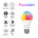 Tuya Bluetooth LED Bulb Lamps Dimmable 15W 18W E27 B22 220V RGBCW Color Change Smart Life APP Group Control Music Rhythm Timing