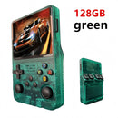 Consola de videojogos portátil retro R36S R36 Ultra com ecrã IPS, 128 GB de jogos, sistema Linux, R36 Ultra e R36 PRO.