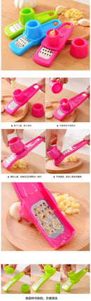 1PCS Garlic Crusher Press Multi-Functional Manual Ginger Garlic Grinding Grater Cutter Garlic Peeler Kitchen Tools