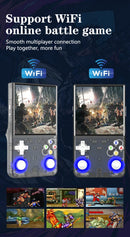 Console de jogos portátil R36 ULTRA com sistema Linux de código aberto, tela IPS de alta definição de 4 polegadas e reprodutor de videogame retrô.