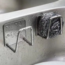 1PC Stainless Steel Sponge Holder Rack for Sink Wall Mount Storage Organizer Keeps Sponge Scrubber Dry with Suction Cup