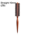 12 Style Wood Handle Round Rolling Brush Straight Twill Hair Comb Boar Bristle Round Barrel Hair Curling Brush Hairdressing Tool