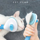 Escova para pelos de cães e gatos, pente de aço inoxidável para higiene e cuidados com animais de estimação. Ideal para cães de pelo longo e para a limpeza de pets. Acessórios para cães.