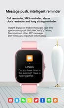 G.LWear Novo Smartwatch Feminino com Chamadas Bluetooth, Monitor de Atividades Físicas, Monitor de Frequência Cardíaca, Despertador e Ideal para Esportes ao Ar Livre. Smartwatch Masculino.