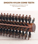 12 Style Wood Handle Round Rolling Brush Straight Twill Hair Comb Boar Bristle Round Barrel Hair Curling Brush Hairdressing Tool