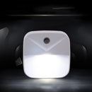 Luz noturna LED sem fio com sensor de controle de luz e plugue europeu, ideal para bebês e crianças, perfeita para cabeceira, quarto e corredor.