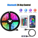 USB 5V Led Lights APP and 24Keys Remote Control RGB Flexible Tape Diode Lights for TV Background Luces Led