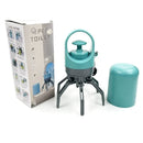 Coletor portátil de fezes de cachorro para uso externo, com saco de lixo integrado, design sem contato.