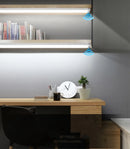 Luminária noturna LED sem fio com sensor de movimento e recarregável via USB, ideal para armários de cozinha, guarda-roupas, cabeceiras e escadas.