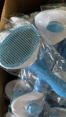 Escova para pelos de cães e gatos, pente de aço inoxidável para higiene e cuidados com animais de estimação. Ideal para cães de pelo longo e para a limpeza de pets. Acessórios para cães.