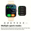 New Smart Watch with Wireless Calling/receiving, Multiple Sports Modes, Camera Control, Message Notification, Borderless Ultra-thin Design, Suitable for Android And iPhone, Unisex As A Gift