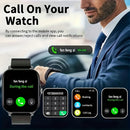 New Smart Watch with Wireless Calling/receiving, Multiple Sports Modes, Camera Control, Message Notification, Borderless Ultra-thin Design, Suitable for Android And iPhone, Unisex As A Gift
